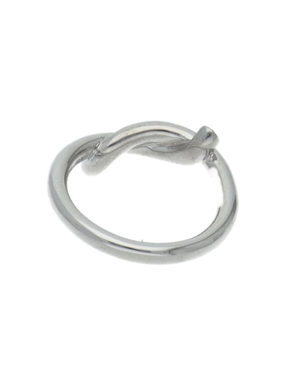Cartier Entrelace Twist Ring 18k White Gold - Picture 5 of 7